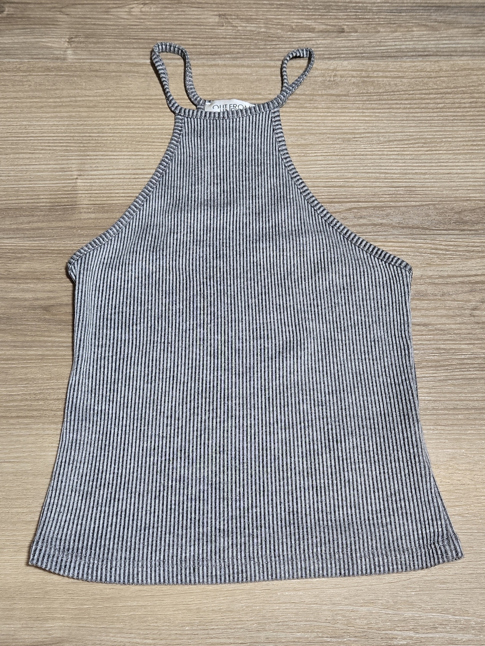 High Neck Ribbed Tank